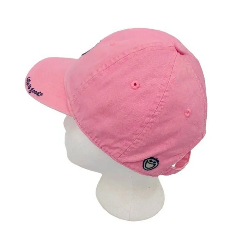 Life is Good Pink Flip Flop Cap